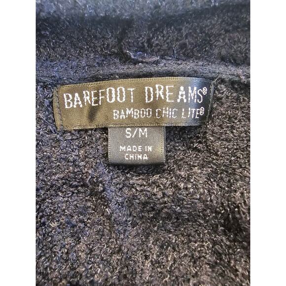 Barefoot Dreams Women's Open-Front Cardigan Sweater Long Sleeve Blak Size S - Picture 3 of 5